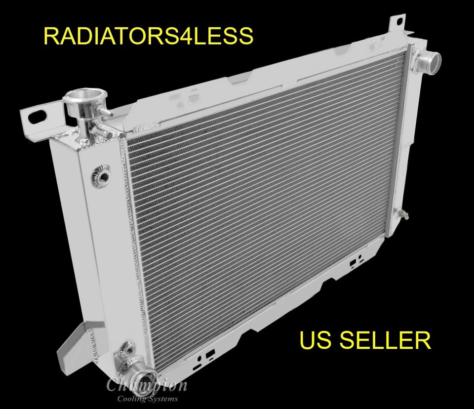 CAMPEÓN 3 FILAS RADIADOR ALUMINIO 85 86 87 88 89 90-96 FORD TRUCK F-150 F-250 V8 Foto 1 de 2