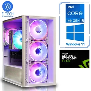 Gaming PC Intel i5 14400F 64GB DDR4 2TB M.2 16GB NVIDIA RTX 5060 Ti Wins 11 RGB - Picture 1 of 6
