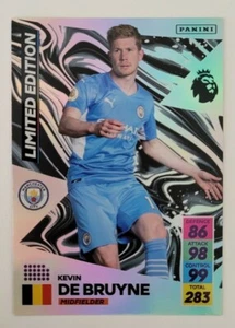 2021/22 Panini Adrenalyn XL EPL Kevin de Bruyne Limited Edition Manchester City - Imagen 1 de 1
