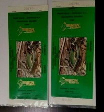 1988 BUFFALO BISON BASEBALL OPENING DAY TICKETS SET OF 2 Inaugural Season GAME 4