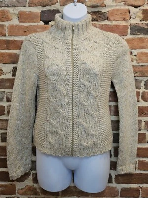 Chaqueta Suéter Cardenal Mercado Negro Casa Blanca De Colección Cremallera Para Mujer L Hecha en EE. UU. Foto 1 de 4