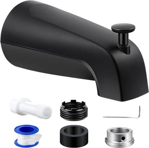 Tub Spout with Diverter, Tub Spout (Universal Fits 1/2 Copper Pipe, 1/2 IPS, 3/4 - Picture 1 of 11