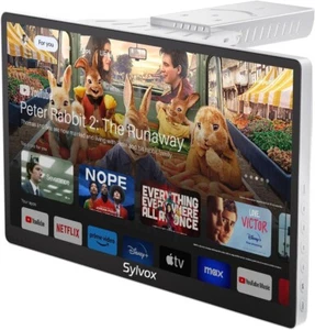 15.6" Kitchen TV for Google TV, 1080P FHD Small Smart TV, Foldable Under Cabinet - Picture 1 of 9