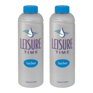 Leisure Time Foam Down 32oz Balancer Stop & Retard Foaming for Hot Tub & Spa 2pk - Picture 1 of 1