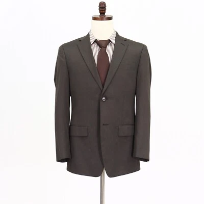 Abrigo Blazer Chaqueta Joseph Abboud 38R Marrón Deportivo Rayas 2B Poliéster Foto 1 de 4