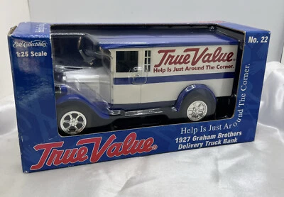 2003 RC2 ERTL Collectibles 1927 Graham Brothers TRUE VALUE Delivery Truck BANK - Image 1 of 4