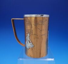 Victoria Taxco Mexican Sterling Silver and Copper Mug w/Dancers #267 (#3794)