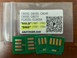 4 Toner Chip for Xerox C8030 C8035 C8045 C8055 C8070, EC8030, EC8056 Refill - Afbeelding 1 van 2