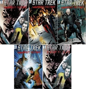STAR TREK: MANIFEST DESTINY (5) comic set #1 2 3 4 + Klingon Language 1st print - Picture 1 of 1