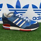 Vintage 2013 Adidas Original ZX 750 Red,,White &amp; Blue Men,s Trainers Size UK 8.5