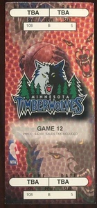 Ticket Basketball Minnesota Timberwolves 1999 3/21 L.A. Clippers Kevin Garnett - Picture 1 of 1