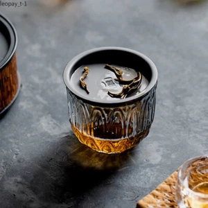 Glass Building Water Tea Residue Tank Household Small Tea Washing Cup Tea Set - Picture 1 of 8