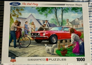 Ford Mustang The Red Pony Jigsaw Puzzle by Eurographics - 1000 Pieces - Picture 1 of 3