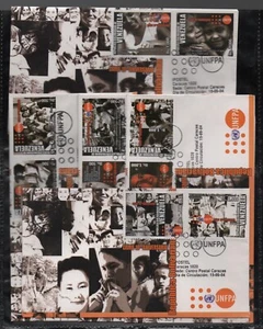 Venezuela: 2004; 5 first day cover with 1641 a-j, 10 different val. VS025 - Picture 1 of 1