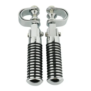 Round 7/8" to 1" Bar Footpeg Clamp Mount For Harley Davidson Motorcycle Highway - Picture 1 of 14