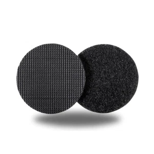 10x Self Adhesive HOOK & LOOP Tape Strong Secure Sticky Back Black 60cm diameter - Picture 1 of 1