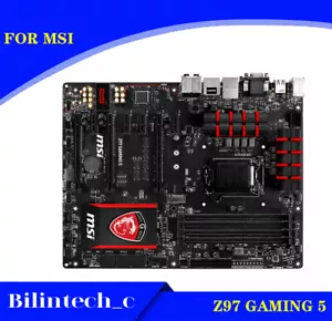 Placa madre PARA MSI Z97 GAMING 5 LGA1150 32GB Z97 VGA+DVI+HDMI DDR3 - Imagen 1 de 5