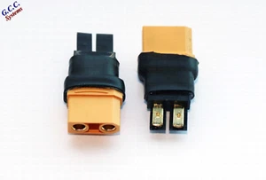 Converter for LiPo fits Trax Batteries To XT90 Connectors / ESC - Set of 2 - Picture 1 of 1