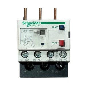 SCHNEIDER TELEMECANIQUE LRD22 THERMAL OVERLOAD RELAY 16-24A TeSys 034684 - Bild 1 von 4