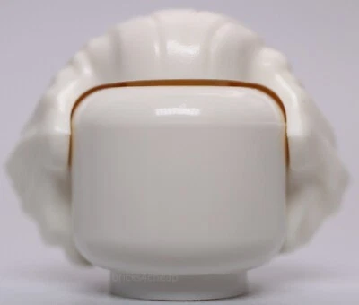 Lego Minifigura Blanca Cabello Barrido Espalda con Pico de Viuda Longitud de la Barbilla y Tupido Foto 1 de 3