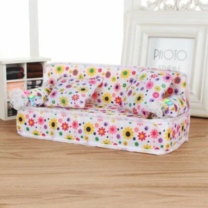 Living Room Sofa Combo Set for Barbie Doll Living Room House Furniture - Picture 1 of 4