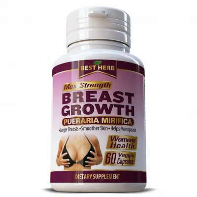 Breast Growth Chest Enhancement 5000mg Pills Full Bust CUP Size Growth 60 - Image 1 of 4