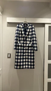 Alfie topcoat in buffalo check Italian wool - Picture 1 of 7