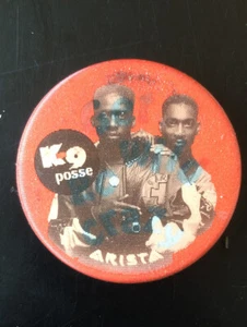 K9 Posse - Pin promocional lenticular GET WILD GO CRAZY 1991 - Imagen 1 de 3