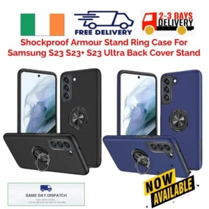 Shockproof Armour Stand Ring Case For Samsung S23 S23+ S23 Ultr Back Cover Stand - Imagen 1 de 1