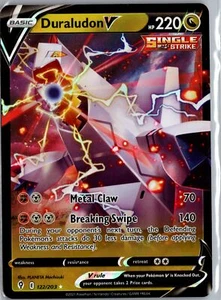 SWSH07: Evolving Skies Duraludon V #122/203 Ultra Rare Near Mint or Better - Imagen 1 de 2