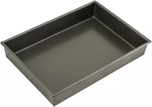 Bakemaster Cake Pan Non Stick Rectangular Deep Cake Pan Grey SHHB51 - Picture 1 of 12