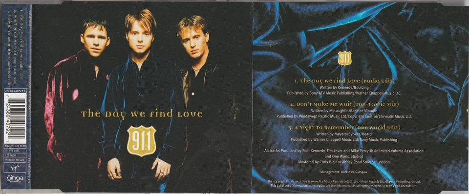 911 - Day we find love (1997) [Maxi-CD] - Bild 1 von 1
