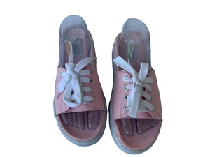 REAL COMFORT BY CHADWICKS SNEAKER PLATFORM ROSA SLIDES TAGLIA 9 - Foto 1 di 9
