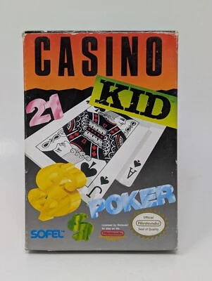 Casino Kid (Nintendo Entertainment System, 1989) - CIB Complete w/ Poster - Image 1 of 4
