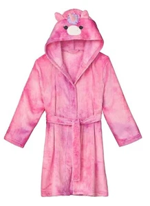 Squishmallows Robe Pajamas Cover Up Bathrobe 6 8 10 12 Costume Hoodie Unicorn - Picture 1 of 4