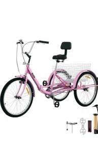 Foldable Adult Tricycle Folding Adult Trike 26 Preassembled - Picture 1 of 4
