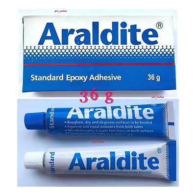 36g X Araldite Standard Epoxy Adhesives Glue 2 Part Resin & Hardener Cheapest • 4.05£