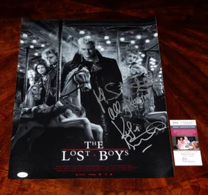 KIEFER SUTHERLAND "DAVID" THE LOST BOYS SIGNED 16X20 PHOTO JSA COA 80'S HORROR!! - Picture 1 of 1