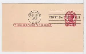 TurtlesTradingPost - Abraham Lincoln Postal Card #UX43- 1952 FDC - Picture 1 of 1