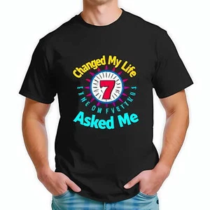 Stylish Cotton Short Sleeve T-Shirt with Vibrant Casino Inspired -All-cotton - Picture 1 of 4