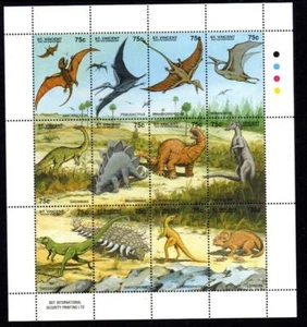 ST VINCENT 1994 dinosaurios/animales prehistóricos sin montar o nunca montada - Imagen 1 de 1