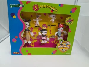 RARE VINTAGE 1994  ANIMANIACS BEND-EMS Wakko Yakko Dot Pinky & The Brain.  - Picture 1 of 2