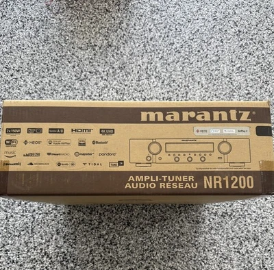 Marantz NR1200 Stereo Network Receiver with HEOS, Bluetooth, AirPlay 2, and HDMI - Image 1 of 2