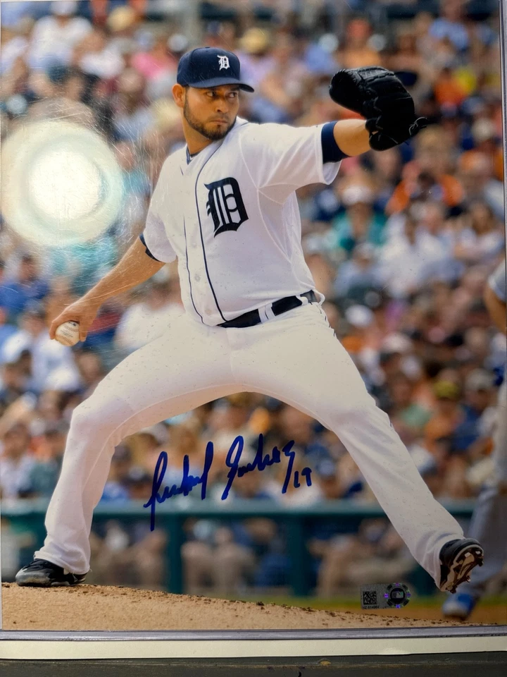 Aníbal Sánchez Tigres de Detroit Firmado Automático 8x10 MLB AUTENTICADO Foto 1 de 1