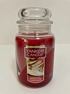 Yankee Candle 22 oz Classic Single Wick Large Jar Scented Sparkling Cinnamon - Picture 1 of 10
