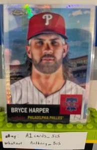 Bryce Harper - 2022 Topps Chrome Platinum #400 - Prizm Refractor - Picture 1 of 3