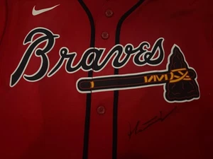 Hurston Waldrep Autograph Atlanta Braves Jersey - Picture 1 of 6