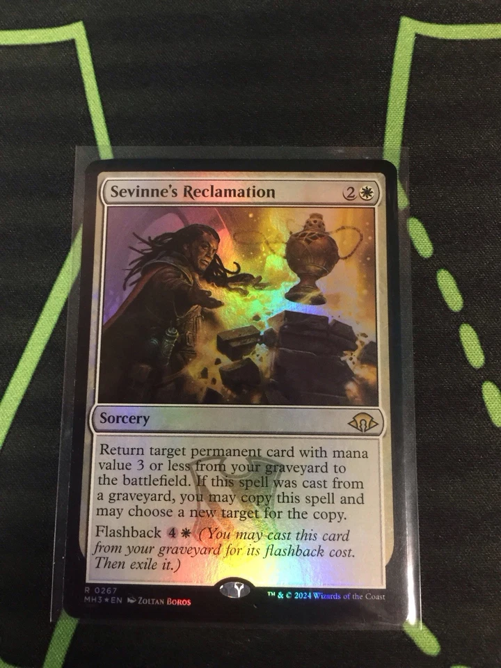 MTG Magic The Gathering Secinne’s Reclamation Foil MH3 Rare White Sorcery  - Image 1 of 1
