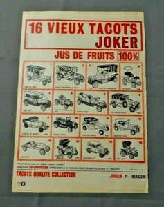 PUB PUBLICITE ANCIENNE ADVERT CLIPPING 030519 / 16 VIEUX TACOTS JOKER FIAT ALFA. - Imagen 1 de 1