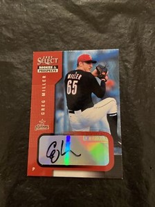 Greg Miller 2002 Select Rookie & Prospects Autograph #38 Houston Astros